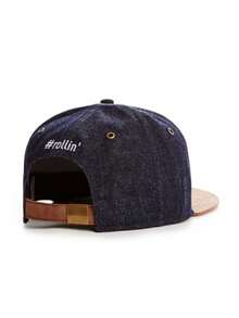 卷手帽蓝色牛仔棕骨后扣帽子男女成人户外休闲防晒棒球帽街头