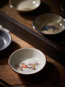 6入組陶瓷調味碟,適用於餐廳小吃和小菜,圓形造型,多種顏色可選 - 彩色 - 查看 5