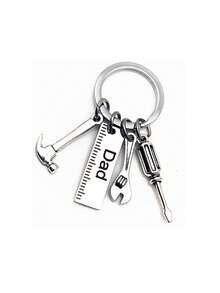 1 Set Stainless Steel Hammer, Wrench, Screwdriver Accessories - Silver - View 4