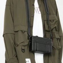 斜背包斜背包單肩包方形包防水返校大學商務旅行 Pu 皮革簡約復古商務時尚街頭男士男孩大學生男友禮物