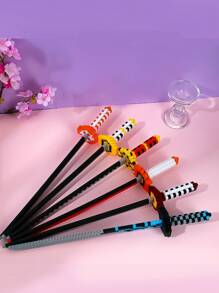 1pc Connectable Building Block Swords & Knives, Building Bricks, Pegs & Puzzles For Intelligence Development Room Decoration - Red - View 2