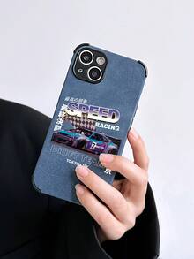 1 Ốp điện thoại bằng da Pu in hình thời trang có họa tiết xe đua Tương thích với iPhone - Nhiều màu - Xem 2