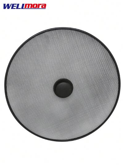 Protector Contra Manchas Para Sartenes, Cacerolas, Ollas - Evita Salpicaduras De Aceite O Alimentos - 33 Cm De Largo - Elaborado De Materiales Duraderos y Resistentes