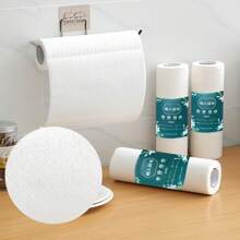 Toallas de papel desechables para cocina, 3 rollos (el embalaje se actualiza al azar) - Blanco - Ver 5
