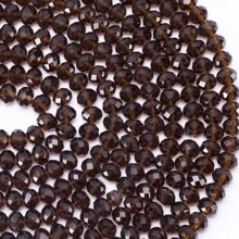 80pcs 6mm Faceted Crystal Beads, Transparent Glass Beads For DIY Bracelet, Necklace, Earring Jewelry Making