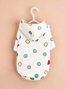 Thú cưng Lông cừu Hoodie - trắng - Xem 4