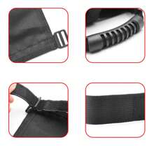 1pc Bumper Car Roof Rack Handle, Car Assist Handle For Car (off-road Vehicles) - Black - View 3