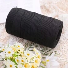 1 件 2 毫米亞麻紗,具有冰涼感、扁平形狀、閃亮表面,適用於 Diy 編織項目(包、帽子、靠墊等)