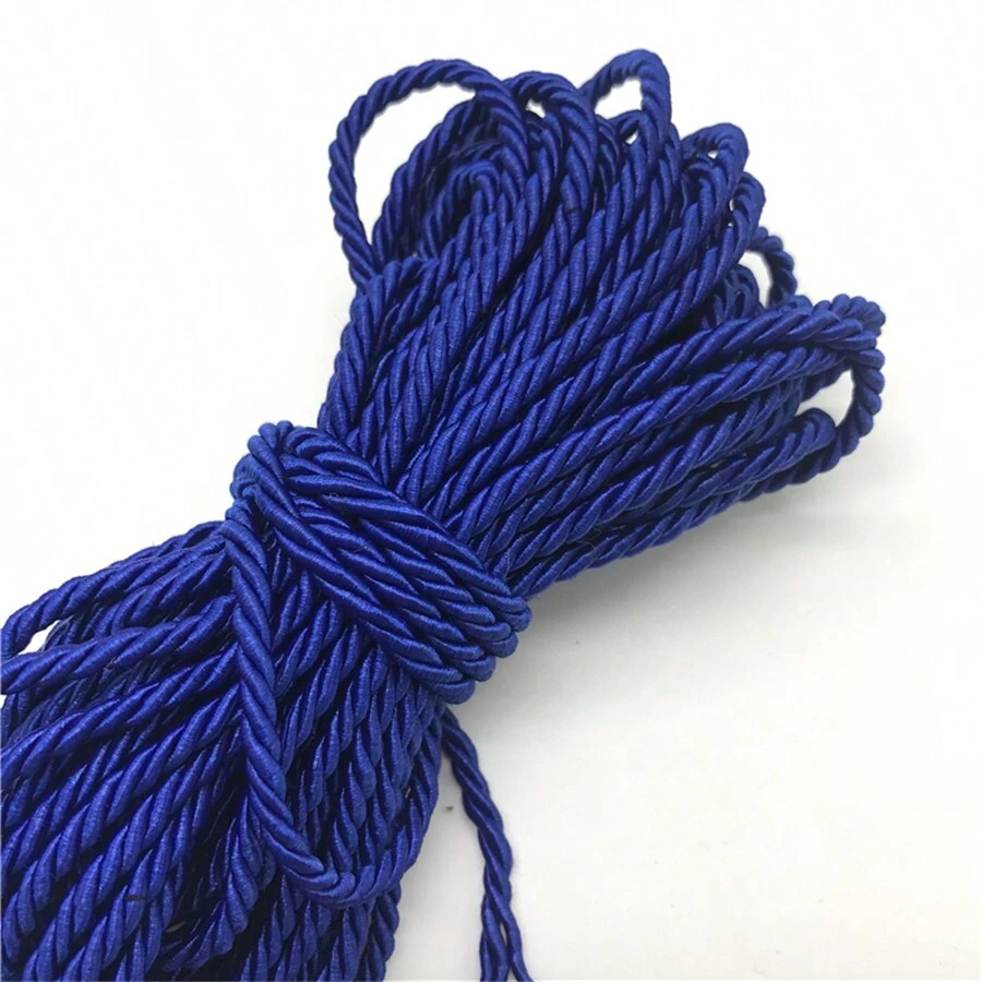 1pc 5yards 3mm 3-Strand Parachute Cord Rope Polypropylene Rope For Home Decoration Accessories DIY Handmade Home Textile Decoration - Royal Blue - View 1