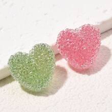 5入組隨機彩虹色糖果和心形珠子,適用於手工製作手鍊/項鏈/鑰匙扣/耳環 - 彩色 - 查看 2