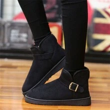 高筒毛絨雪靴，時尚休閒韓風運動鞋，情侶冬季保暖鞋