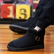 高筒毛絨雪靴，時尚休閒韓風運動鞋，情侶冬季保暖鞋