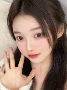 1副Jeruru棕色美瞳，年抛型，14.5毫米，适合万圣节角色扮演 - 棕黃 - 查看 2