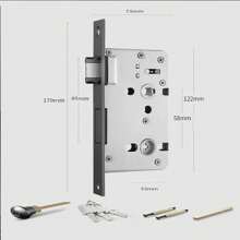 Cerradura Push-pull Negra 02 - Negro - Ver 5