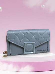 cartera par celular con correa - Celeste - Ver 1