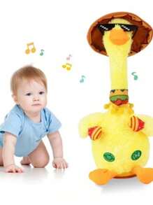 Juguetes Pato Bailarín Recargable Y Repetible, 120 Canciones - Amarillo - Ver 1