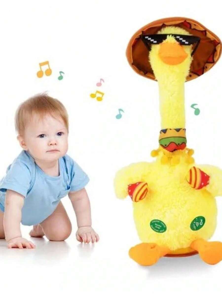 Juguetes Pato Bailarín Recargable Y Repetible, 120 Canciones - Amarillo - Ver 1