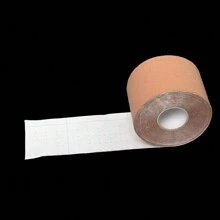 1卷5m隱形透氣自黏式提升織帶適用於抗流掛,鍛煉,女士管文胸胸部麵團,無紡布織物乳貼 - 米色 - 查看 6