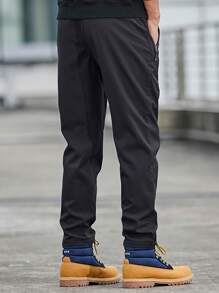 男士休闲户外运动时尚徒步裤 1 条 - 黑色 - 查看 2
