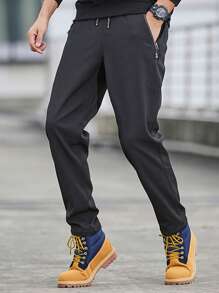 男士休闲户外运动时尚徒步裤 1 条 - 黑色 - 查看 1