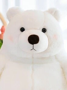 熊型毛絨玩具,玩偶,禮品,動物,節日裝飾 - 白色 - 查看 3