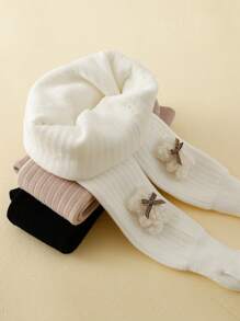 3件套婴儿可爱小熊保暖连裤袜 - 彩色 - 查看 5