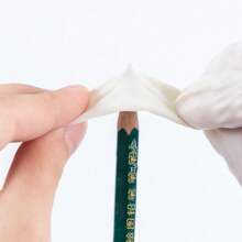 200入組加厚一次性乳膠指套,採用耐磨橡膠材料,用於家庭清潔防滑指套保護成人 - 白色 - 查看 9