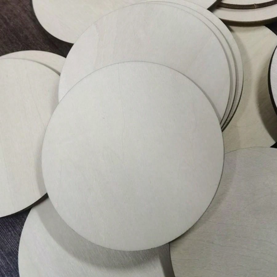 10 Cerchi In Legno Naturale 70mm - Per Fai Da Te, Gioielli, Decorazioni E Bambini - Foto 9