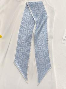 1 Miếng Quý cô Retro Phong cách Pháp Khăn quàng cổ gầy - Nhiều màu - Xem 2