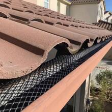 1 Pack Gutter Guard Mesh, Leaf Blocking Net, Plastic Mesh, Fence Mesh, Placing Sewer Clogs - Black - View 6