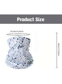 防晒防紫外线 4 件/包 17.8*9.6 英寸吸汗透气防沙、防尘、防晒运动无缝头带，男女皆宜，适合户外活动：骑行、滑雪、徒步、登山、钓鱼等，滑雪面罩，适合骑自行车、骑摩托车和滑雪 - 彩色 - 查看 5