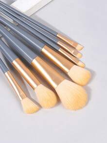 13pcs Sponge Puff + Makeup Brush Set + Cleaning Brush Egg + Triangle Loose Powder Puff Makeup Beauty Tools Complete Kit,Brush Set,Makeup Brush Kit,Make Up Brush Set,Make Up Set Complete,Makeup Brush Set,Complete Makeup Kit,Brush Kit,Brushes Makeup Set,Makeup Gift Set,Set - Light Grey - View 5