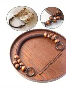 1入復古木珠手把,財物配件和手袋/錢包肩帶,情人節禮物