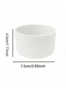 1入組廚房配件矽膠杯套,不銹鋼運動底座,防滑墊,矽膠杯墊