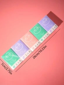 10 Mini Túi Tissue Giấy Với Thực vật Sự bảo vệ , 3-lớp , Có thể mang đi Và Thuận tiện Khăn giấy ăn - Nhiều màu - Xem 4