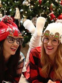 9 Pcs Paper Christmas Glasses Bulk Holiday Glasses Frames Christmas Sunglasses Fun Christmas Accessories Christmas Party Decorations Costume Eyeglasses For Photo Props Favors 9pcs Christmas Paper Glasses Christmas Party Favors Supplies