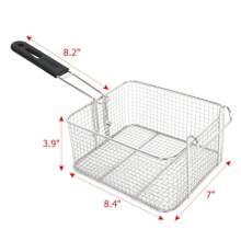 Electric Deep Fryer, Countertop Oil Fryer With Basket And Lid Capacity 6.3 Or 12.7QT, Stainless Steel Commercial Deep Fryer For Home Use, Easy To Clean, Great For Cooking French Fries/Chicken, Egg Rolls - EH82 12.7QT - View 4