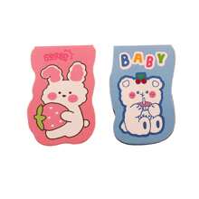 5 Piezas Marcadores Magnéticos De Dibujos Animados Al Azar Con Diseño De Lindo Conejo Y Oso Para Uso Diario - Multicolor - Ver 8