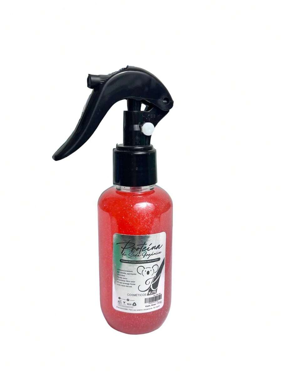 Proteina de seda orgánica tratamiento cabello - Rojo - Ver 1