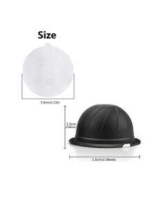 59MM Disposible Coffee Capsule Seals Foils WIth Empty Pods Kits Cream Foam Cafe Filter Lid Sticker For  Vertuo Plus Coffee Accessories - Reusable Coffee Pods Kits - View 4