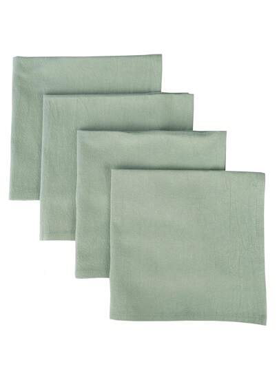 6 pezzi Tovaglioli morbidi e confortevoli, bordi plissettati quadrati, tovaglioli da tavola versatili adatti per cena, festa, cocktail, matrimonio