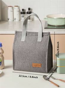 1pc Green Trapezoidal Insulated Bag, Outdoor Picnic Ice Pack, Thermal Lunch Box Bag Suitable For Both Children And Adults To Carry Fruits, Drinks And Food On Work And School Cooler Bag Picnic Bag Minimalist School Organizer Bags Teacher Storage Bags Classroom Bags Classroom Organizer Bags Lunch Bag Woman For Women Ladies School Supplies Stuff Accessories Back To School Supplies Bag For School School Accessories School Stuff