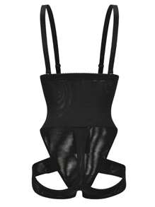 提臀收腹短褲 - 黑色 - 查看 2