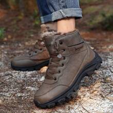 Bottes De Neige Montantes en PU De Style Coréen, Avec Caractéristiques Antidérapantes, Résistantes À L'usure Et Thermiques, Offre Spéciale D'hiver