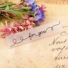 1pc Transparent Plastic Template For 6inx2in Debossed & Embossed Flower Making - Clear - View 1