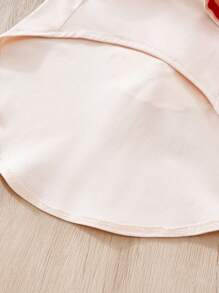 1 件條紋吊帶聖誕老人設計寵物衣服帶 3d 絨球