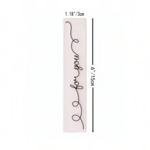 1pc Transparent Plastic Template For 6inx2in Debossed & Embossed Flower Making - Clear - View 2