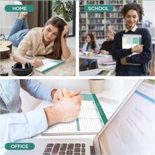 BUBU 1pc Weekly Planner - Daily Planner To Do List Task Checklist Notepad Undated Goals Planning Pad Tear-Off Notepad,Back To School Supplies - Olive Green - View 4