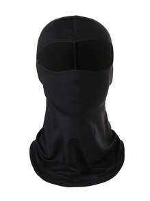 1 chiếc mặt nạ trùm đầu chống gió chống nắng cho nam khi đạp xe ngoài trời phong cách Halloween - màu đen - Xem 2