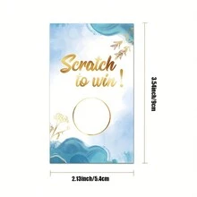 30入組小型企業禮品卡,空白個性化假日、聖誕、婚禮、嬰兒淋浴、生日、派對用品(藍色、粉色)